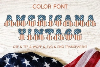 Americana Vintage Fonts for Classic Designs