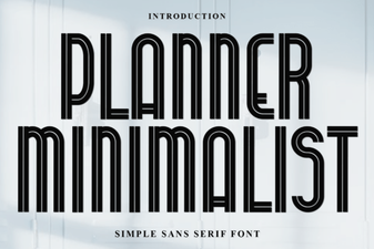 Minimalist Fonts for Clean Planner Designs