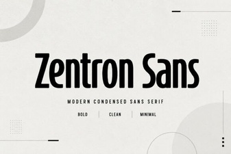 Discover Zentron Sans: Modern Fonts for Digital Design