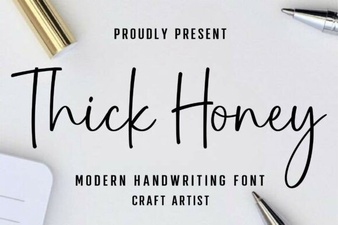Thick Honey Font Design Styles and Download Guide